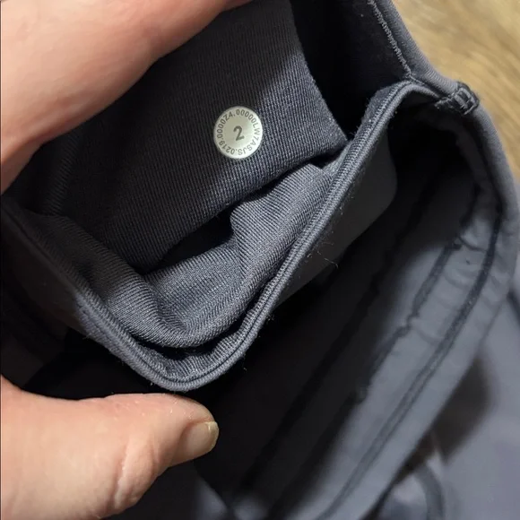 Lululemon Athletica Train Time Dark Gray Biker Shorts - Picture 3 of 7